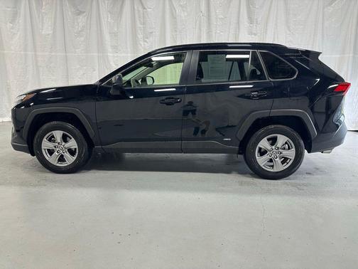 Midnight Black Metallic 2025 Toyota RAV4 Hybrid LE