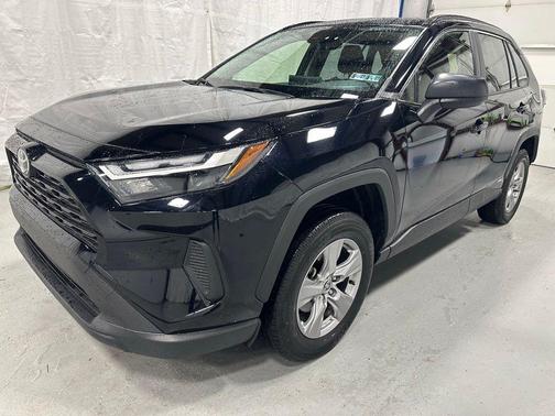 Midnight Black Metallic 2025 Toyota RAV4 Hybrid LE