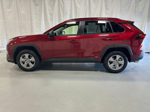 Ruby Flare Pearl 2025 Toyota RAV4 Hybrid LE