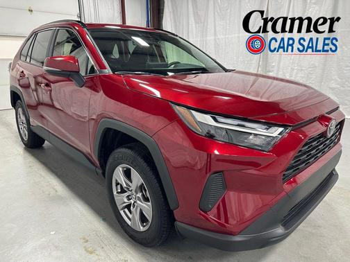 Ruby Flare Pearl 2025 Toyota RAV4 Hybrid XLE