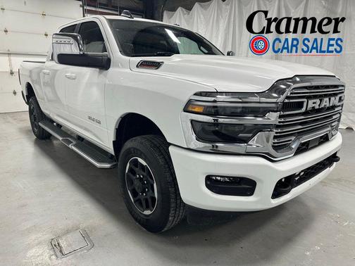 Bright White Clearcoat 2025 RAM 2500 Laramie Crew Cab 4x4 6'4' Box