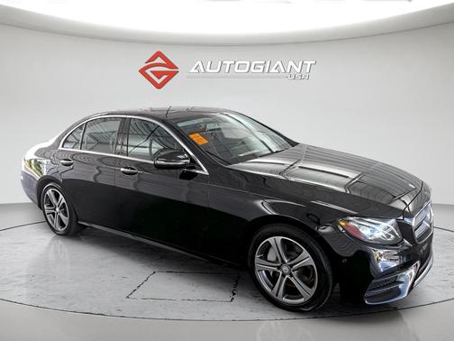 Black 2017 Mercedes-Benz E-Class 4MATIC