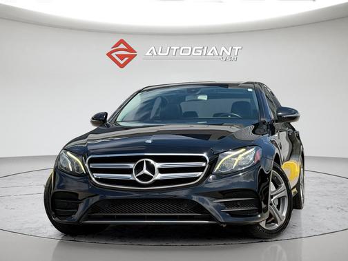 Black 2017 Mercedes-Benz E-Class 4MATIC