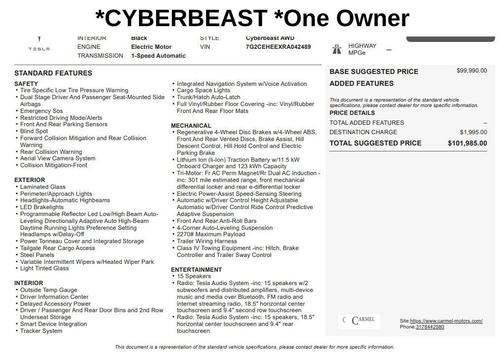 2024 Tesla Cybertruck Cyberbeast