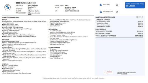 2020 BMW X4 xDrive30i