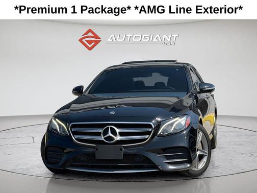 Black 2018 Mercedes-Benz E-Class 4MATIC