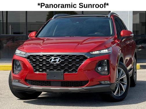 Lava Orange 2019 Hyundai SANTA FE SEL 2.4