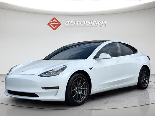 Pearl White Multi-Coat 2020 Tesla Model 3 Long Range
