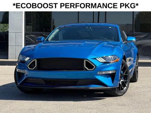 Blue Metallic 2019 Ford Mustang EcoBoost