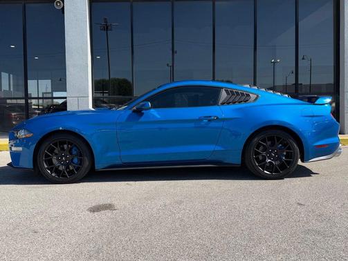 Blue Metallic 2019 Ford Mustang EcoBoost
