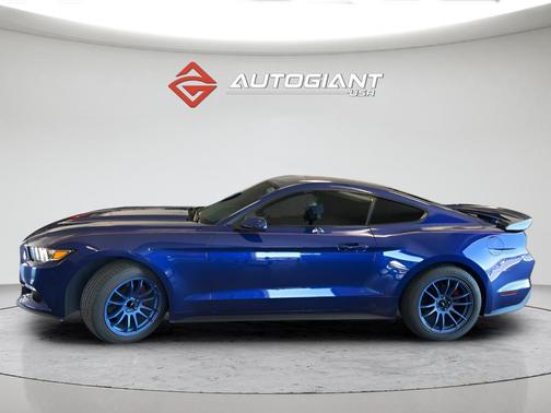 Blue Metallic 2016 Ford Mustang EcoBoost Premium