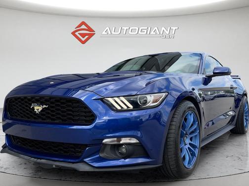 Blue Metallic 2016 Ford Mustang EcoBoost Premium