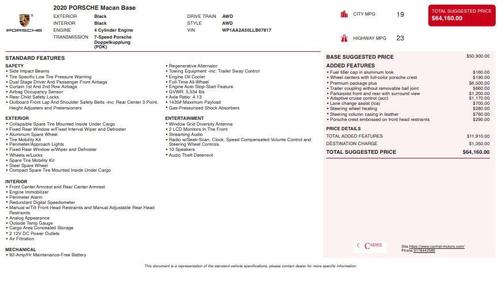 2020 Porsche Macan Base