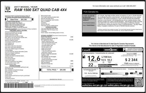 Bright Silver Metallic Clearcoat 2017 RAM 1500 Tradesman