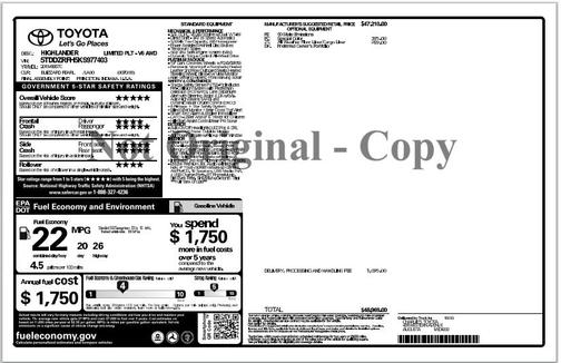 2019 Toyota Highlander Limited Platinum