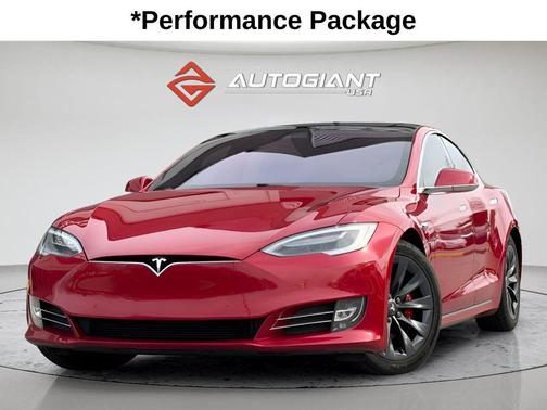 Red Multi-Coat 2019 Tesla Model S Performance