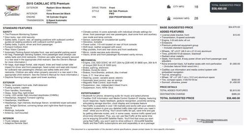 2015 Cadillac XTS Premium