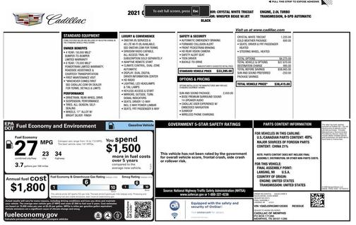 2021 Cadillac CT4 Luxury