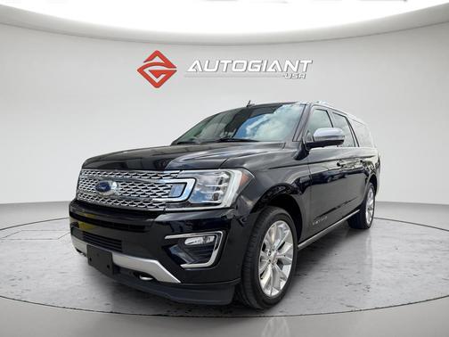 Agate Black Metallic 2019 Ford Expedition Max Platinum