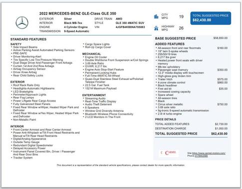 2022 Mercedes-Benz GLE 350 4MATIC