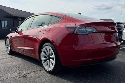 Red Multi-Coat 2022 Tesla Model 3 Long Range