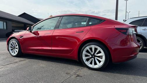 Red Multi-Coat 2022 Tesla Model 3 Long Range