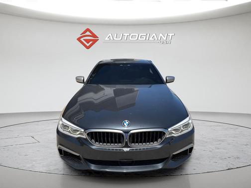 Black Sapphire Metallic 2018 BMW M550 i Xdrive