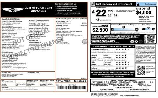 2023 Genesis GV80 2.5T
