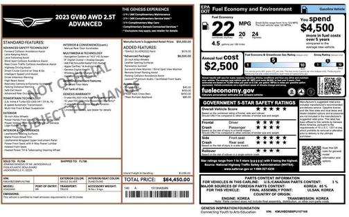 2023 Genesis GV80 2.5T