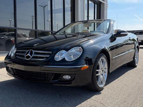Black 2009 Mercedes-Benz CLK-Class CLK 350