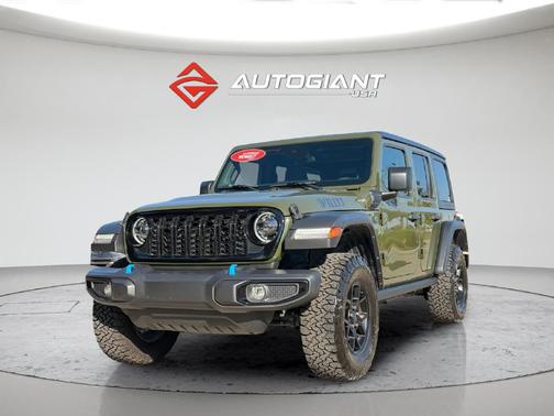 Sarge Green Clearcoat 2024 Jeep Wrangler 4xe Willys