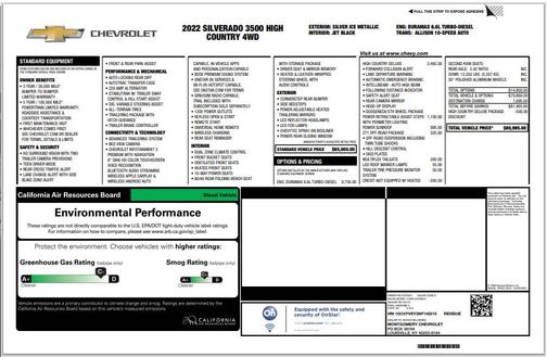 2022 Chevrolet Silverado 3500 High Country
