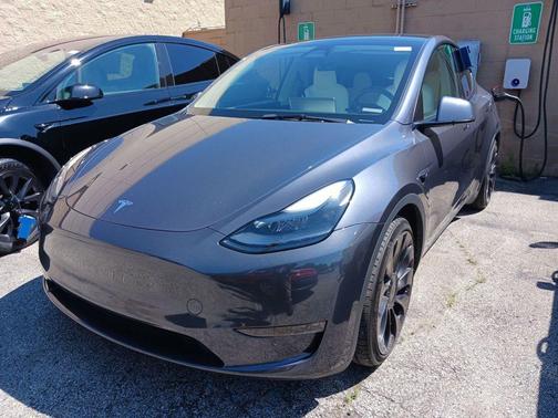 Gray 2023 Tesla Model Y Performance Dual Motor All-Wheel Drive