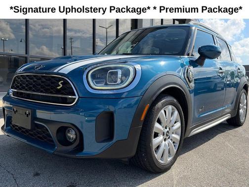 Island Blue Metallic 2021 MINI SE Countryman Cooper