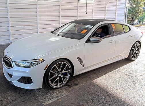 Mineral White Metallic 2020 BMW M850 Gran Coupe xDrive