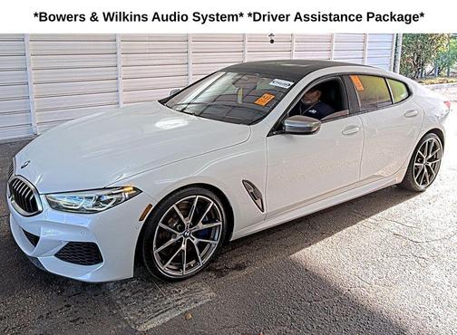 Mineral White Metallic 2020 BMW M850 Gran Coupe xDrive