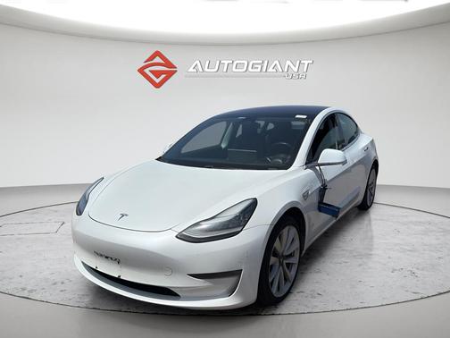White 2019 Tesla Model 3 Mid Range