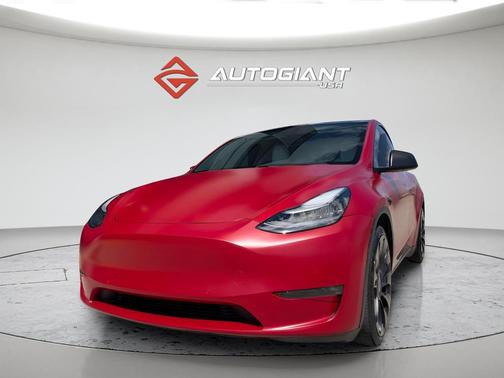 Red Multi-Coat 2020 Tesla Model Y Performance Dual Motor All-Wheel Drive