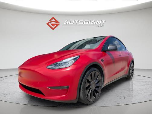 Red Multi-Coat 2020 Tesla Model Y Performance Dual Motor All-Wheel Drive