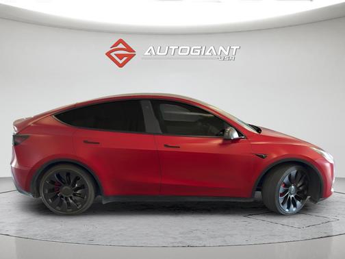 Red Multi-Coat 2020 Tesla Model Y Performance Dual Motor All-Wheel Drive