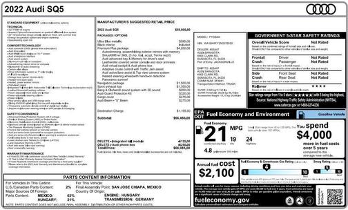 2022 Audi SQ5 3.0T Premium Plus