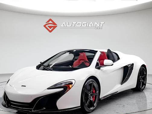 White 2015 McLaren 650S Spider