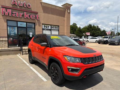 Orange 2017 Jeep Compass Trailhawk
