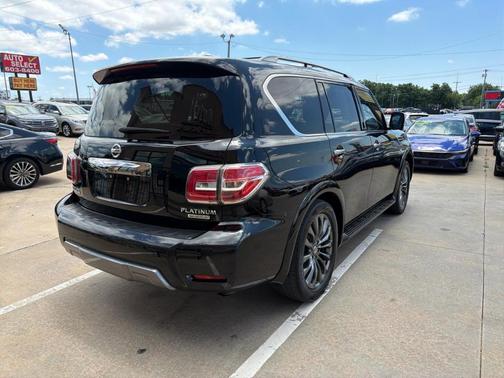 Black 2020 Nissan Armada Platinum