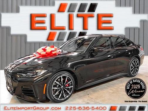 Black Sapphire Metallic 2024 BMW 430 Gran Coupe i