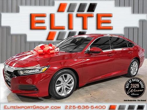 Radiant Red Metallic 2019 Honda Accord LX