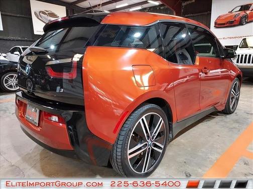 Solar Orange Metallic w/Frozen Gray Accent 2015 BMW i3 Base w/Range Extender