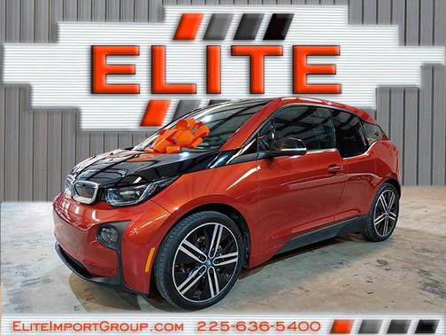 Solar Orange Metallic w/Frozen Gray Accent 2015 BMW i3 Base w/Range Extender