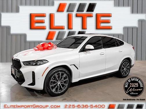 Mineral White Metallic 2025 BMW X6 xDrive40i