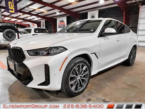 Mineral White Metallic 2025 BMW X6 xDrive40i